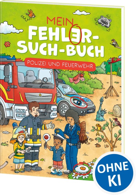 Mein Fehler-Such-Buch - Polizei und Feuerwehr - 