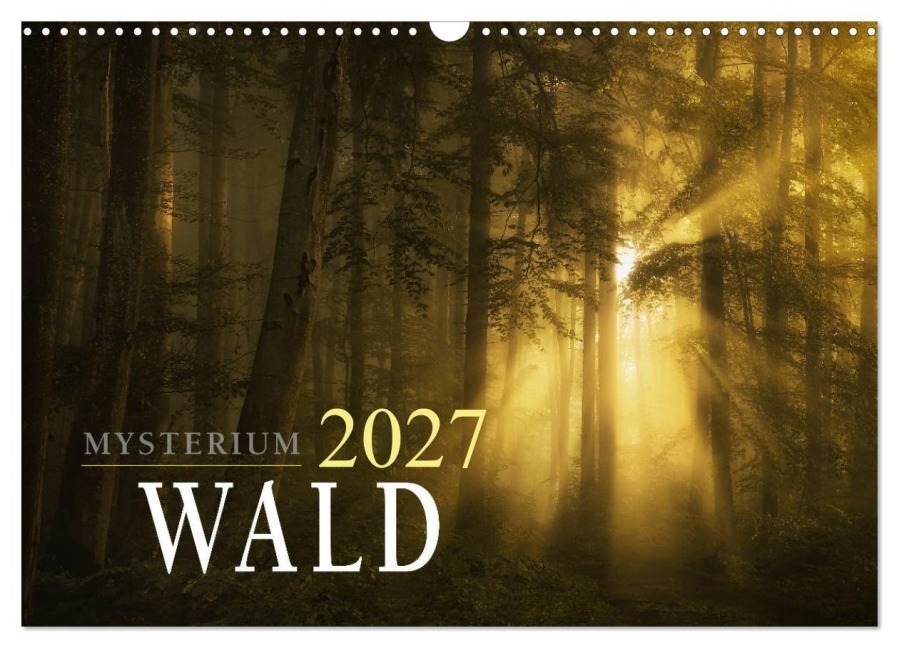 Mysterium Wald (Wandkalender 2027 DIN A3 quer), CALVENDO Monatskalender - Norbert Maier