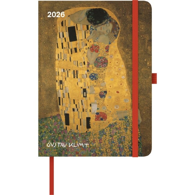 Gustav Klimt 2026 - Buchkalender - Taschenkalender - Kunstkalender - 16x22 - 