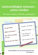 Cover-Bild zum Titel 'Ausdrucksfähigkeit verbessern - präzise schreiben' von 'Anna Ruppert'