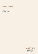 Cover-Bild zum Titel 'Effi Briest' von 'Theodor Fontane'