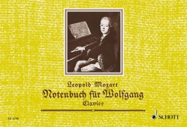 Notenbuch für Wolfgang - Leopold Mozart