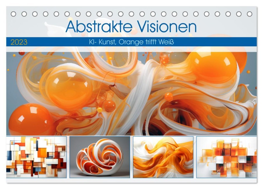 Abstrakte Visionen (Tischkalender 2026 DIN A5 quer), CALVENDO Monatskalender - Steffen Gierok-Latniak