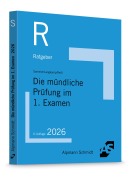 Cover-Bild zum Titel 'Die mündliche Prüfung im 1. Examen' von 'Christian Sommer, Tobias Langkamp'