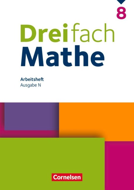 Dreifach Mathe 8. Schuljahr - Arbeitsheft mit Lösungen - 