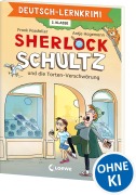 Cover-Bild zum Titel 'Deutsch-Lernkrimi - Sherlock Schultz und die Torten-Verschwörung' von 'Frank Passfeller'