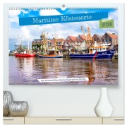 Cover-Bild zum Titel 'Maritime Küstenorte - von Greetsiel, über Neuharlingersiel bis Schillig (hochwertiger Premium Wandkalender 2026 DIN A2 quer), Kunstdruck in Hochglanz' von 'Andrea Dreegmeyer'