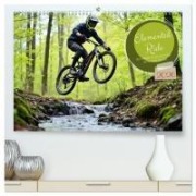 Cover-Bild zum Titel 'Elemental Ride. Mountainbike-Action durch Schnee, Matsch, Sonne und Laub (hochwertiger Premium Wandkalender 2026 DIN A2 quer), Kunstdruck in Hochglanz' von 'Andreas Spreider'