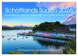 Cover-Bild zum Titel 'Schottlands Süden 2026. Impressionen zwischen Edinburgh, Loch Ness und Isle of Skye (Wandkalender 2026 DIN A2 quer), CALVENDO Monatskalender' von 'Steffani Lehmann'