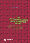 Cover-Bild zum Titel 'Die Unterhaltsarten die kaum einer kennt' von 'Inken Dietzmann'