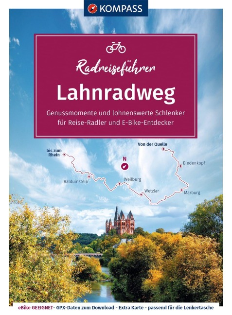 KOMPASS Radreiseführer Lahnradweg - 