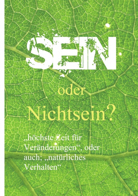 Sein oder Nichtsein? - Janusz Z. Kobylanski V. G.