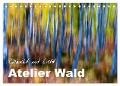 Atelier Wald - gemalt mit Licht (Tischkalender 2025 DIN A5 quer), CALVENDO Monatskalender - Ferry Böhme