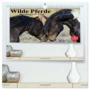 Wilde Pferde. Mustangs in USA (hochwertiger Premium Wandkalender 2026 DIN A2 quer), Kunstdruck in Hochglanz - Elisabeth Stanzer