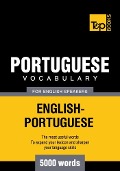 Cover-Bild zum Titel 'Portuguese vocabulary for English speakers - 5000 words' von 'Andrey Taranov'
