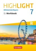 Cover-Bild zum Titel 'Highlight 7. Jahrgangsstufe - Mittelschule Bayern - Workbook mit Audios online. Für R-Klassen' von 'Gwen Berwick, Sydney Thorne'
