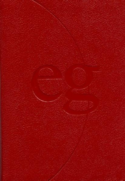 Evangelisches Gesangbuch. Ausgabe für die Landeskirchen Rheinland, Westfalen und Lippe. Taschenausgabe rot mit Goldschnitt im Schuber - 