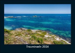 Cover-Bild zum Titel 'Trauminseln 2026 Fotokalender DIN A5' von 'Tobias Becker'