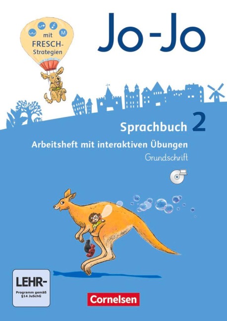 Jo-Jo Sprachbuch - Allgemeine Ausgabe - Neubearbeitung 2016. 2. Schuljahr - Arbeitsheft in Grundschrift mit CD-ROM - Frido Brunold, Sandra Meeh, Henriette Naumann-Harms, Rita Stanzel