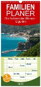 Familienplaner 2025 - Die Italienische Riviera - Ligurien mit 5 Spalten (Wandkalender, 21 x 45 cm) CALVENDO - Peter Schickert