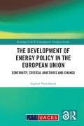 Cover-Bild zum Titel 'The Development of Energy Policy in the European Union' von 'Ingmar Versolmann'