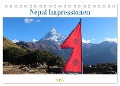Nepal Impressionen (Tischkalender 2025 DIN A5 quer), CALVENDO Monatskalender - Nicolle Range & Anett Sandner