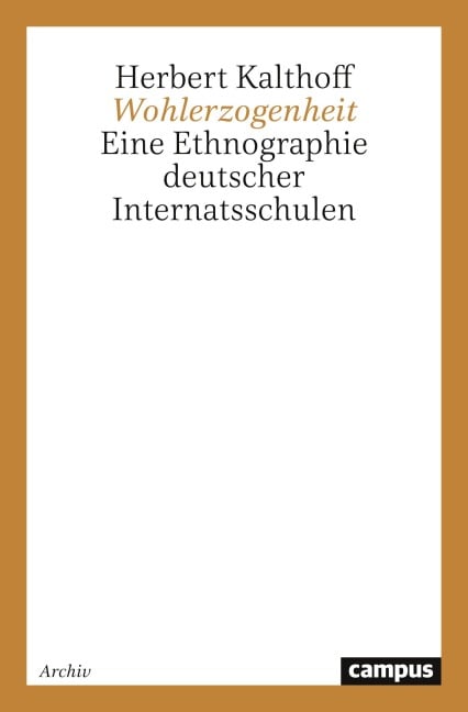 Wohlerzogenheit - Herbert Kalthoff