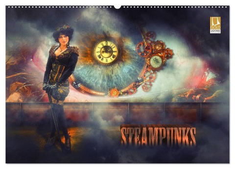 Steampunks (Wandkalender 2025 DIN A2 quer), CALVENDO Monatskalender - Dirk Meutzner