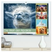 Die Welt der Alpakas (hochwertiger Premium Wandkalender 2026 DIN A2 quer), Kunstdruck in Hochglanz - Steffen Gierok-Latniak