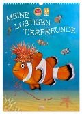 Meine lustigen Tierfeunde (Wandkalender 2024 DIN A3 hoch), CALVENDO Monatskalender - Marion Krätschmer