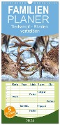 Familienplaner 2024 - Tierkampf - Rivalen vertreiben mit 5 Spalten (Wandkalender, 21 x 45 cm) CALVENDO - Peter Roder