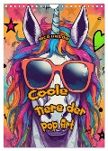 Coole Tiere der Pop Art (Wandkalender 2025 DIN A4 hoch), CALVENDO Monatskalender - Nico Bielow