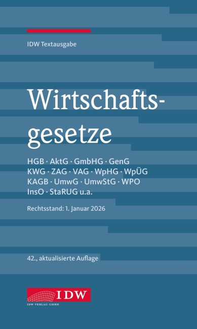 Wirtschaftsgesetze 2025 - 