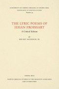 Cover-Bild zum Titel 'The Lyric Poems of Jehan Froissart' von ''
