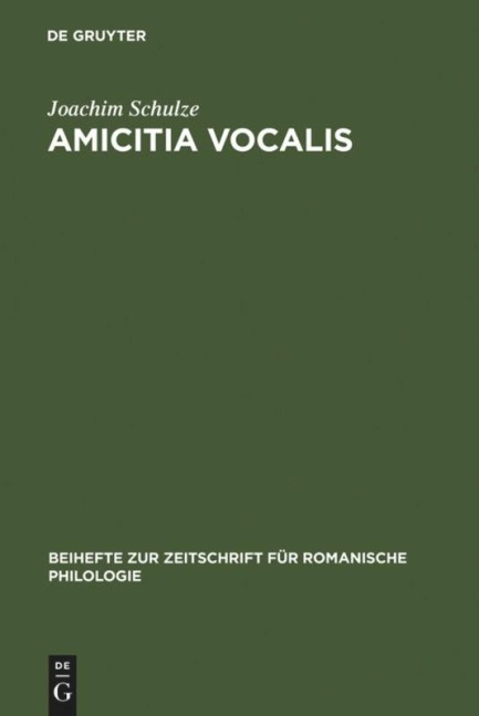 Amicitia vocalis - Joachim Schulze