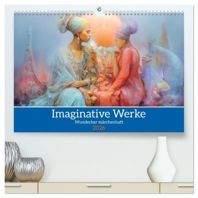 Imaginative Werke - Wunderbar märchenhaft (hochwertiger Premium Wandkalender 2026 DIN A2 quer), Kunstdruck in Hochglanz - Liselotte Brunner-Klaus