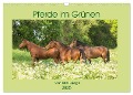 Pferde im Grünen (Wandkalender 2025 DIN A3 quer), CALVENDO Monatskalender - Elke Laage