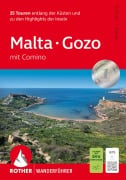 Cover-Bild zum Titel 'ROTHER Wanderführer Malta - Gozo' von 'Daniela Knor, Torsten Bieder'