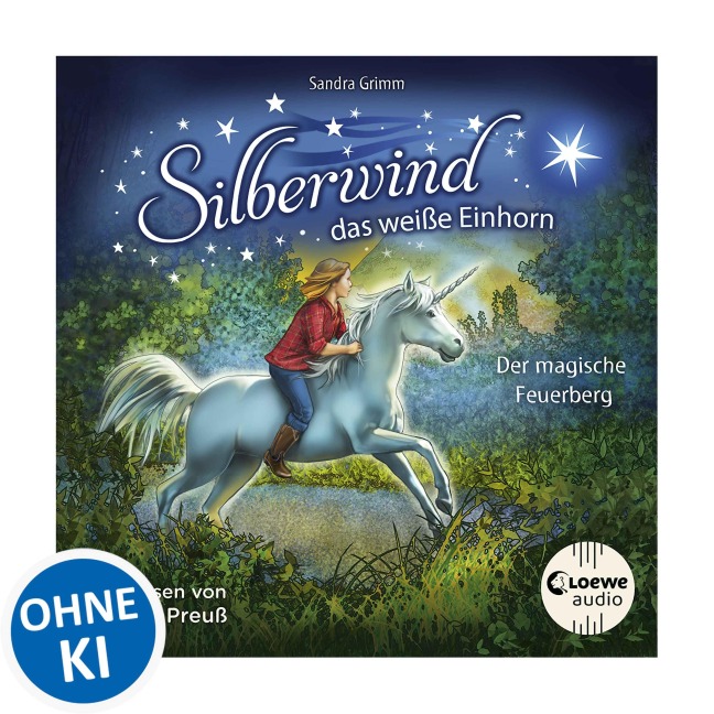 Silberwind, das weiße Einhorn (Band 2) - Der magische Feuerberg - Sandra Grimm