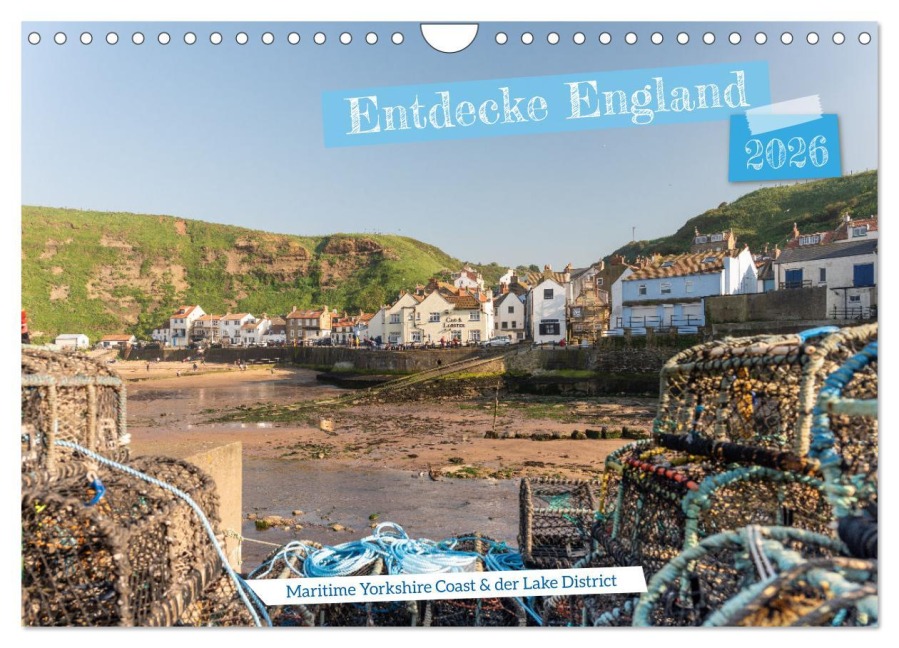 Entdecke England (Wandkalender 2026 DIN A4 quer), CALVENDO Monatskalender - Katrin Streiparth