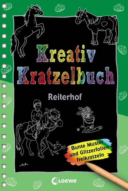 Kreativ-Kratzelbuch: Reiterhof - 