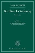 Cover-Bild zum Titel 'Der Hüter der Verfassung' von 'Carl Schmitt'