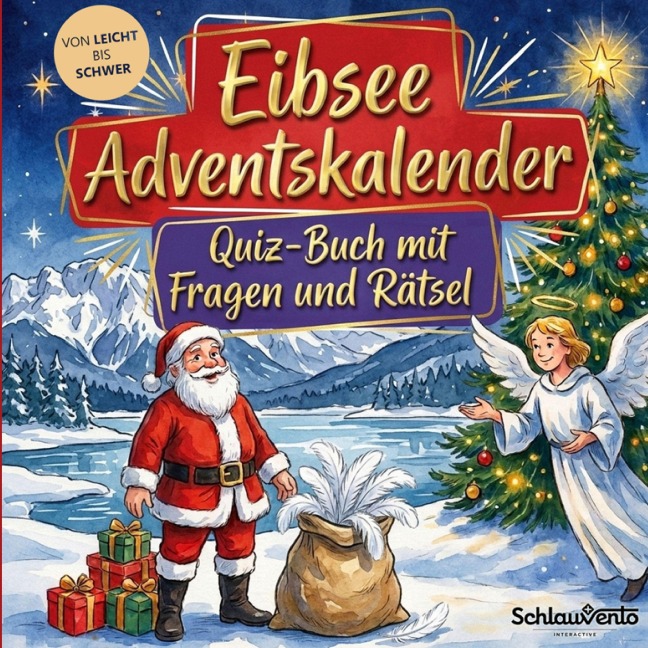Eibsee-Adventskalender: Quiz-Buch mit Fragen und Rätsel - Schlauvento Interactive