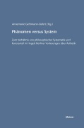 Cover-Bild zum Titel 'Phänomen versus System' von ''