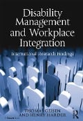Cover-Bild zum Titel 'Disability Management and Workplace Integration' von 'Henry G. Harder'