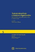 Cover-Bild zum Titel 'Autonomia privata e strutture organizzative' von 'Francesco Rossi'