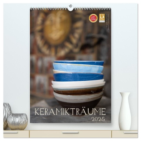 Keramikträume (hochwertiger Premium Wandkalender 2025 DIN A2 hoch), Kunstdruck in Hochglanz - Silvia Trüssel