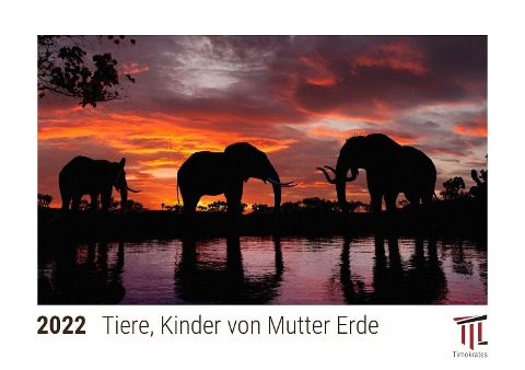 Tiere, Kinder von Mutter Erde 2022 - Timokrates Kalender, Tischkalender, Bildkalender - DIN A5 (21 x 15 cm) - 