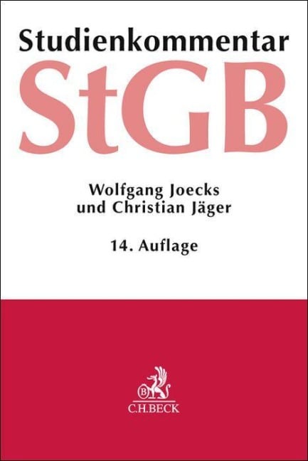 Strafgesetzbuch. StGB - Wolfgang Joecks, Christian Jäger