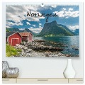 Norwegen (hochwertiger Premium Wandkalender 2025 DIN A2 quer), Kunstdruck in Hochglanz - Roman Burri